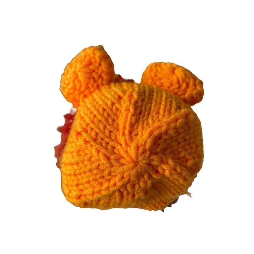 Newborn Photo Session Outfit Lion Costume Hand knit Baby Infant Hat Cap Pants - Picture 7 of 9